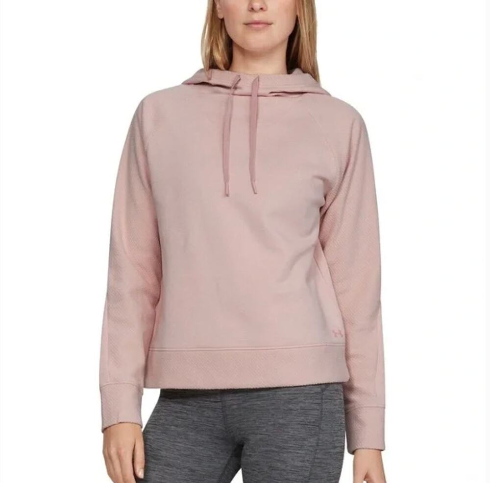 Under Armour Dusty Rose Pink Hoodie Sweatshirt XS